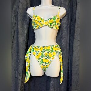 Onia Women’s We Wore What Lemon Bikini Size XS EUC